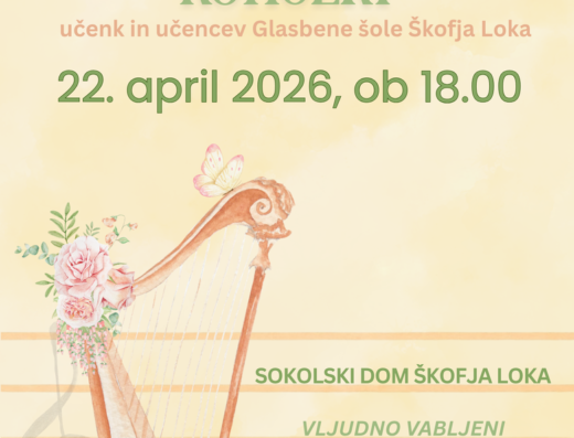 LETNI NASTOP UČENK IN UČENCEV GLASBENE ŠOLE ŠKOFJA LOKA