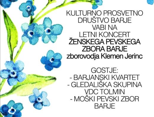 Letni koncert Ženskega pevskega zbora Barje