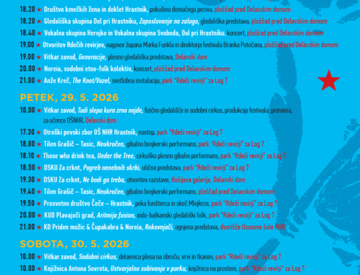 24. mednarodni festival uprizoritvenih umetnosti RDEČI REVIRJI