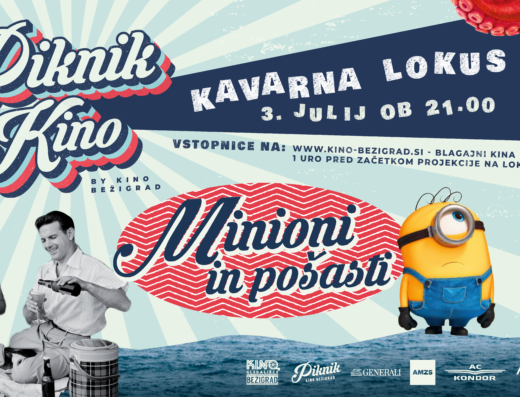 Piknik kino Kavarna Lokus: MINIONI IN POŠASTI
