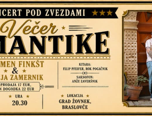 Grajski poletni večeri na Gradu Žovnek: VEČER ROMANTIKE | Koncert pod zvezdami