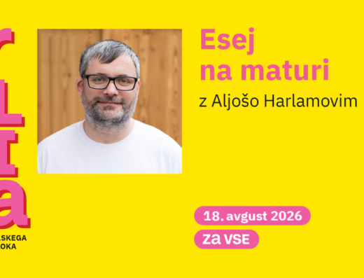 Esej na maturi z Aljošo Harlamovim – za vse