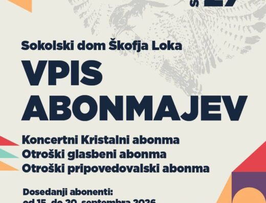 Vpis abonmajev v Sokolskem domu Škofja Loka