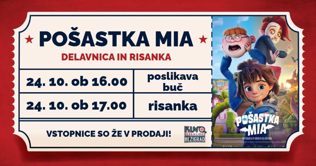 Poslikava buč in risanka: POŠASTKA MIA