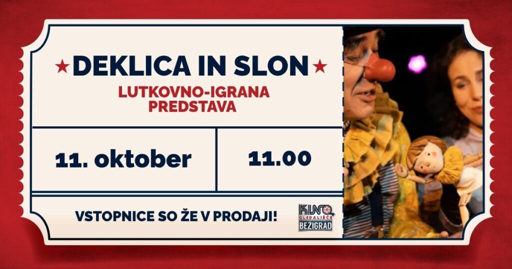 Lutkovno-igrana predstava: DEKLICA IN SLON