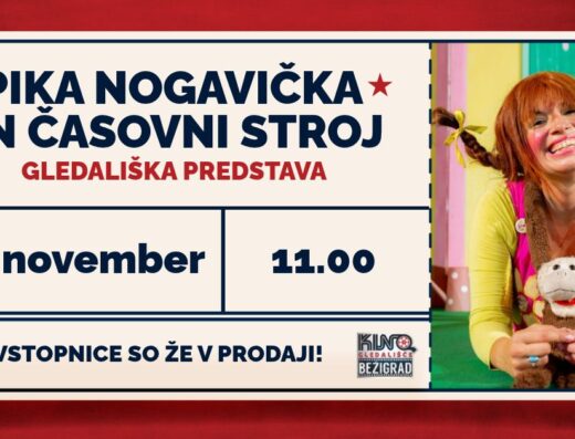 Gledališka predstava: PIKA NOGAVIČKA IN ČASOVNI STROJ
